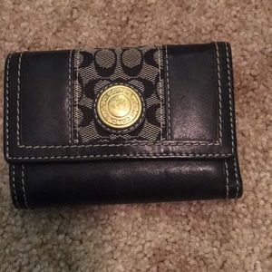 Black Coach wallet